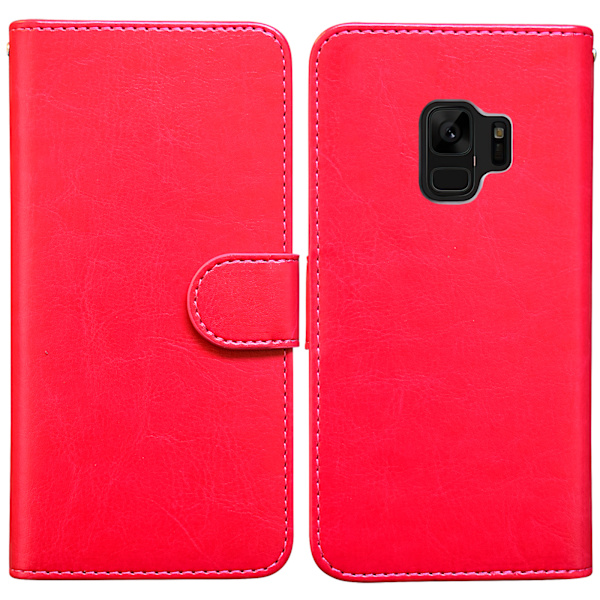 Skydda din Galaxy S9 - Läderfodral Rosa