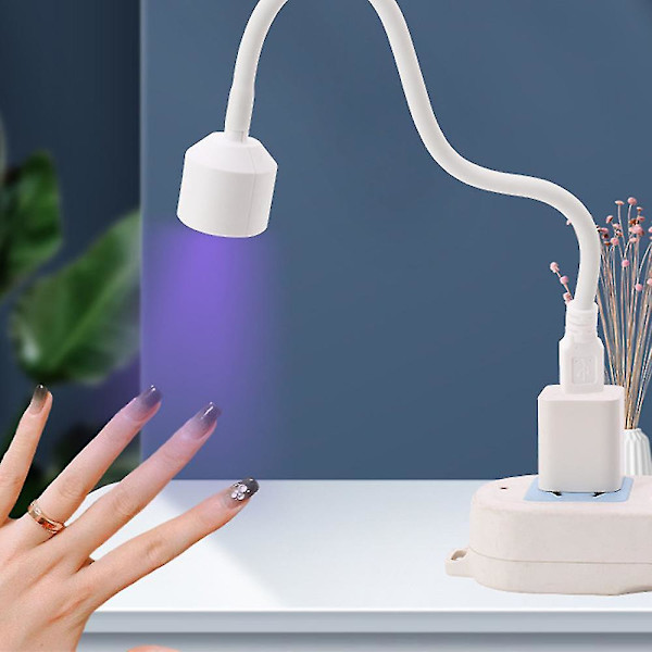 Eboxer Mobil Pcb Reparationsverktyg Led Uv Limhärdande Lampa Ultraviolett Ljus Usb-driven Med Klämma & Strömbrytare 3w
