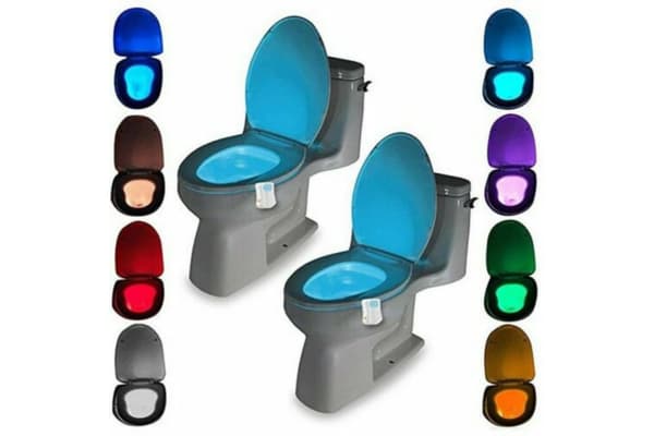 LED nattlys med bevegelsessensor for toalettet
