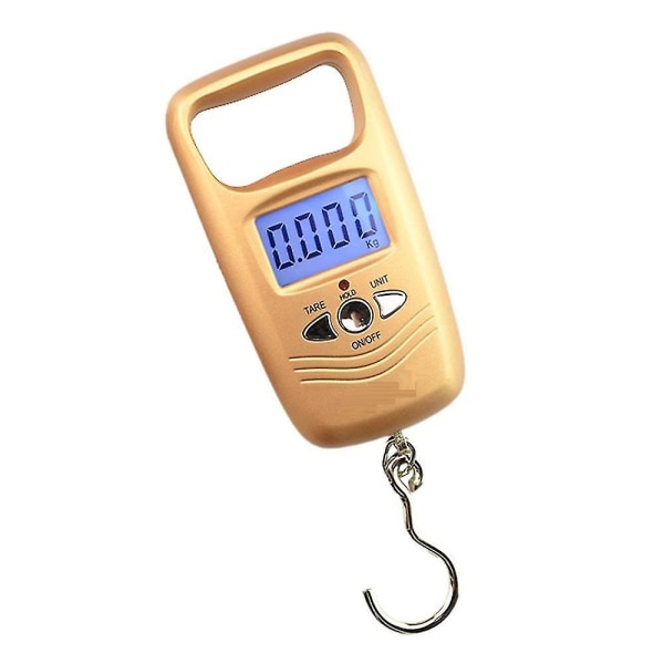 Lcd digital mini hængevægt lomme bærbar 50 kg fiskekrog skala elektronisk bagagevægt Luggage Scale