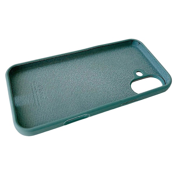 For iPhone 16 Plus Cover - Silikon Shockproof Beskyttende Telefon Cover Shell Multicolor Green