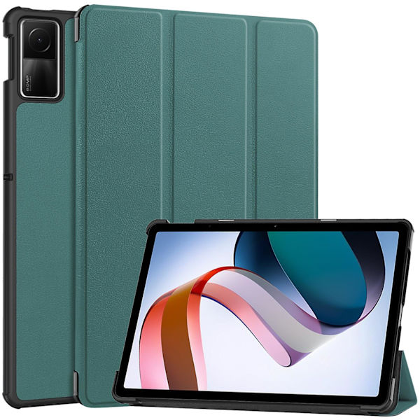 Læder Tablet Etui Til Xiaomi Redmi Pad Se Dark Green