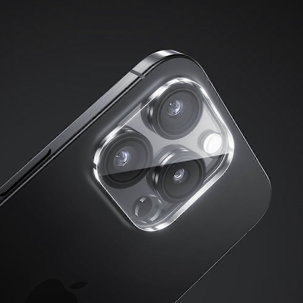 BENKS Kameraskydd för iPhone 16 Pro Max 16 Pro - Högkvalitativt Aluminium-Kiselglas