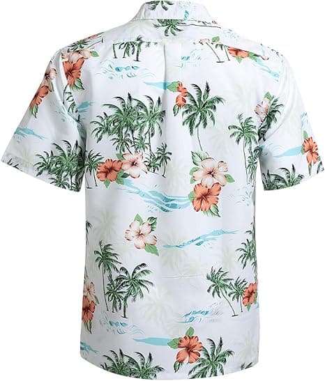 Hawaiiskjorter til mænd, korte ærmer
