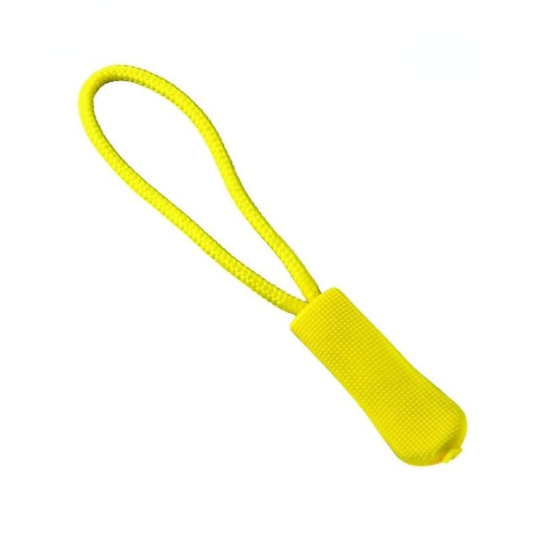 20 st färgglada dragrep med blixtlås Väskor Klämspänne Tillbehör (gul)