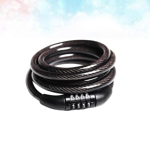 Cykellås, Motorcykellås, Scooterlås med Kodlås, 4-siffrigt Säkerhetslås
