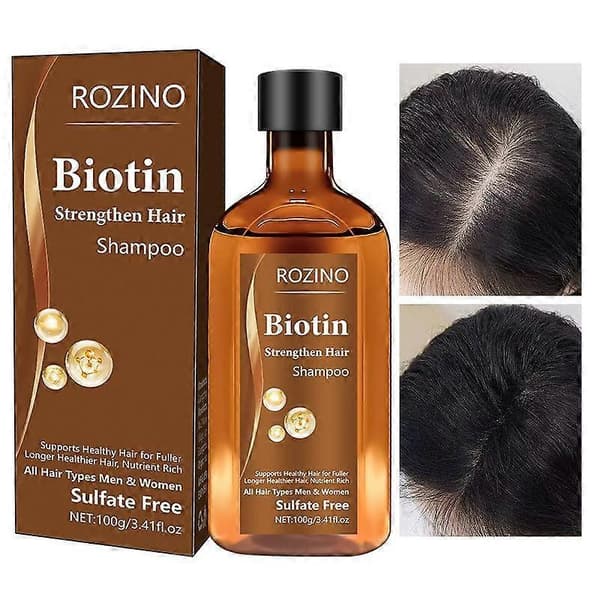 Biotin Shampoo DHT Blocker Hår 16 FlKI98 Sulfatfri Z4K1 brown 100g