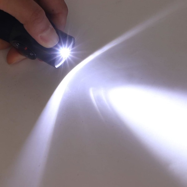 3PCS Utomhus Överlevnadsvisselpipa, 7 i 1 Multifunktionellt Nödverktyg med LED-ljus, Termometer, Kompass