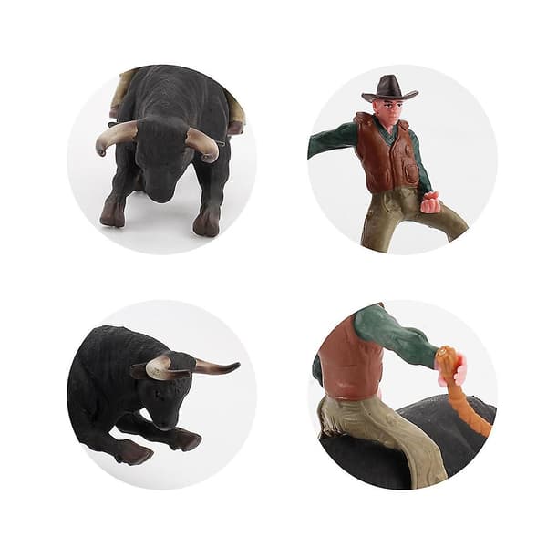 Cowboy Solid Pvc Actionfigur Dekorativ Ornament Samling Gave A