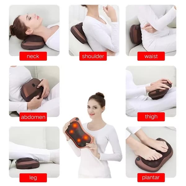 3D Knådande Djupvävnads Elektrisk Massagekudde