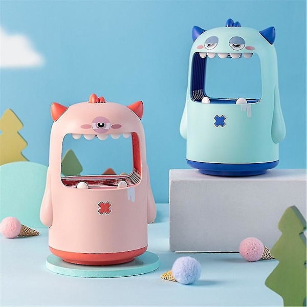 Usb Lille Monster Myg Dræbende Lampe Lys Berøring Fysisk Mute Myg Fanger I Sommeren Husholdning Soveværelse Stue Blue