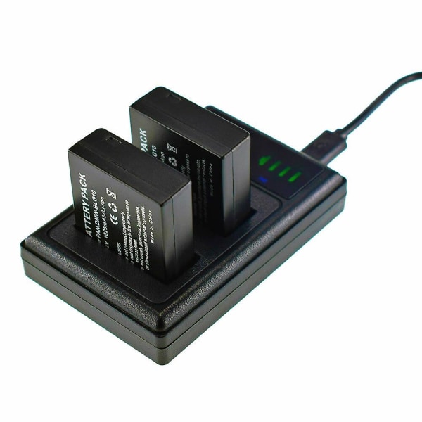 Dmw-blg10 Ble9e batteri eller USB laddare kompatibel Panasonic Lumix Dmc-zs100 Dmc-tz100 1 battery