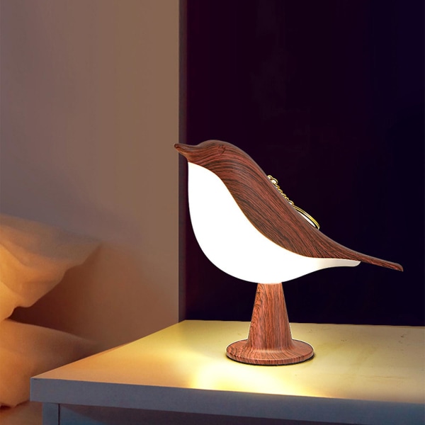 2023 Bigsale Aromaterapi Lampe, Led Skrivebord Skadelampe Med Justerbar Lysstyrke Genopladelig maple color