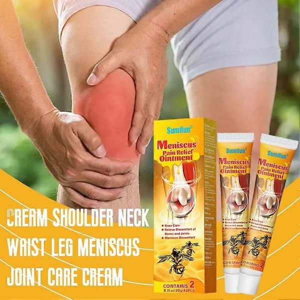 2 stk. bigift ledcreme knogleterapi balsam lindrer knæsmerter gel 20g