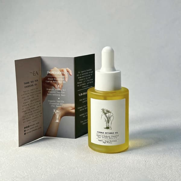 Økologisk Cyperus Rotundus Olie 30ml, Hårfjerningsmidler
