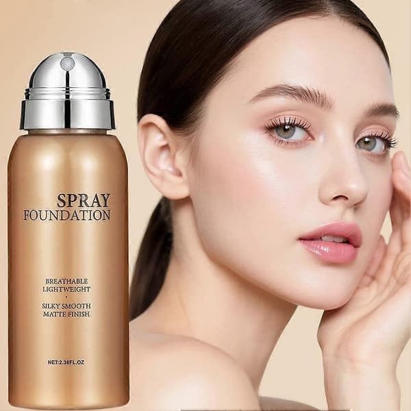 BMBN Foundation Spray, Vattentät, Svettresistent, Långvarig Concealer 70ml 1