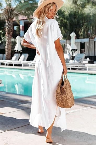 Cardigan, badedragt, cover-up, strandkjole
