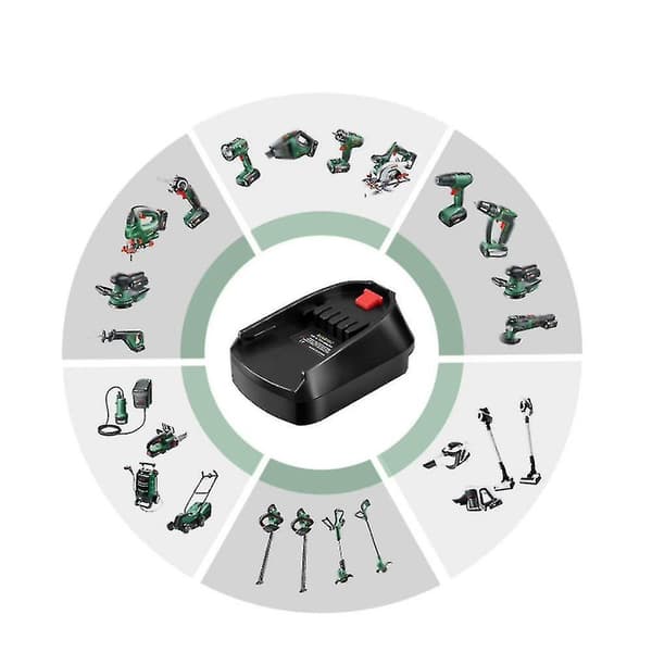 Adapterkonverter BOSB18C til Bosch 18V Li-ion batteri BAT618