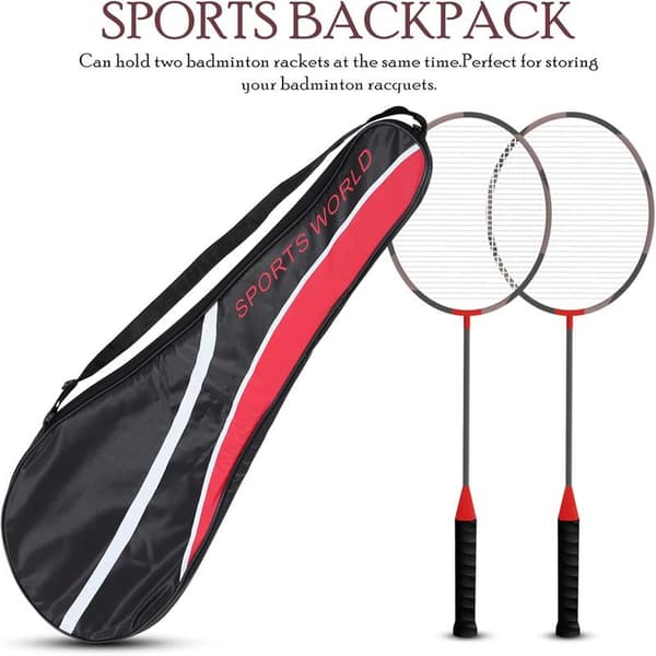 Badmintonracketfutteral, Badmintonracketfutteral Skulderveske Vanntett Badmintonracketveske for Menn Kvinner Ungdom