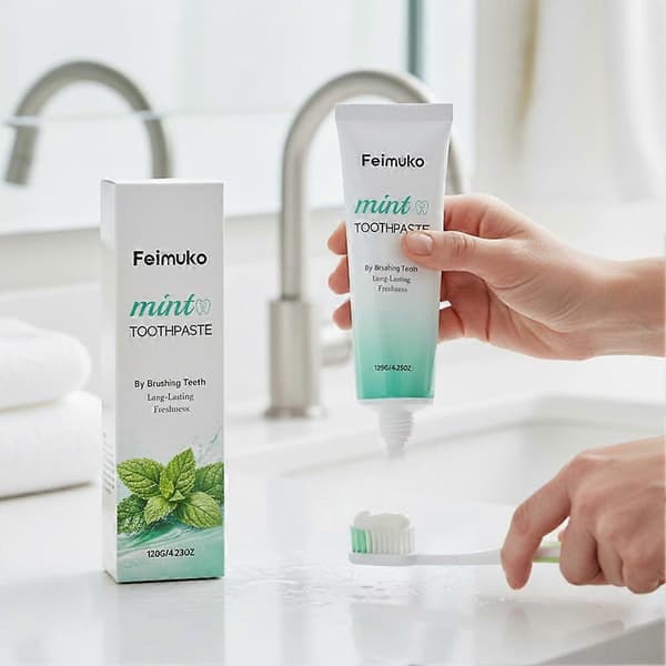 Feimuko Fresh Breath Mint Tannkrem - 120g