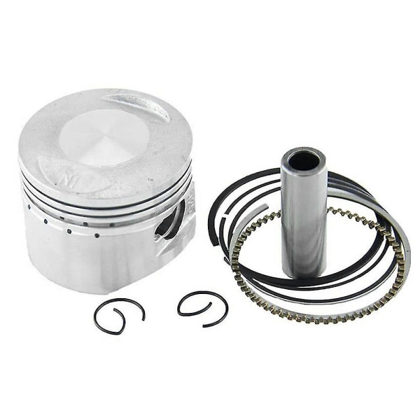 54mm motorsykkel stempelring 14mm pin ring sett stempelring pakning sett kompatibel med 138cc horisontal motor på