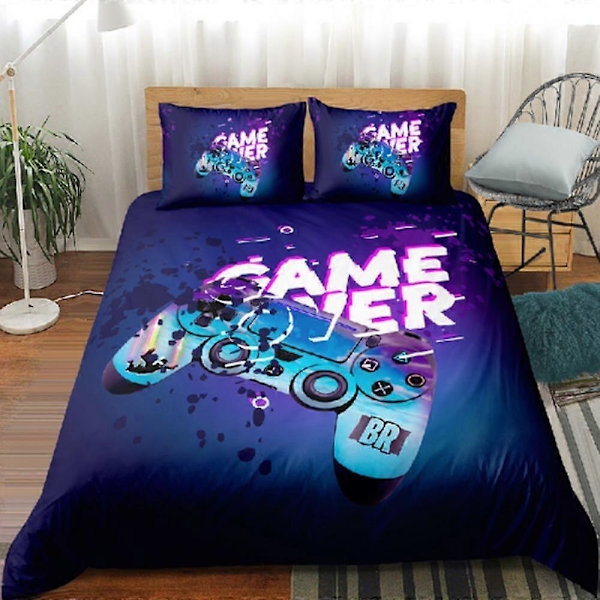 v4343 Sängkläder Gamer Present Spelhandtag Påslakanset Barn Sängöverkast Super Sängkläder IU4343 200x200cm 78x78in