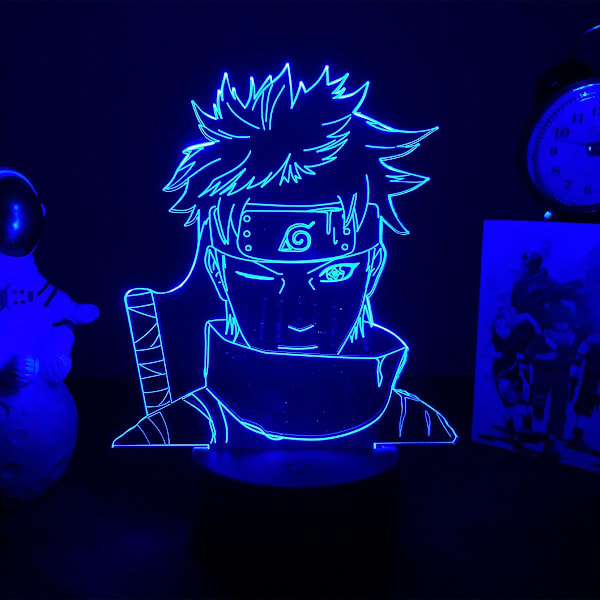 3D LED nattlyslampe Anime Naruto Uchiha Shisui