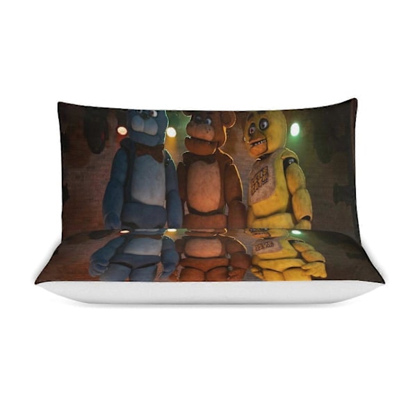 v1216 Five Nightat Freddy Peittosetti Paksu Pehmeä 3-osainen Vuodevaatesetti Kaikki Vuodenajat Peittopussi 2 Tyynyliinalla Aikuisille Naisille Tytöille Teineille Kotiin Huoneeseen 240x260cm 94x102in