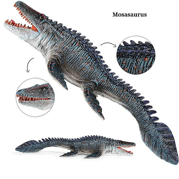 Realistisk stor Mosasaurus modell Livsliknande dinosauriemodell Figur Playset Pedagogiska leksaker