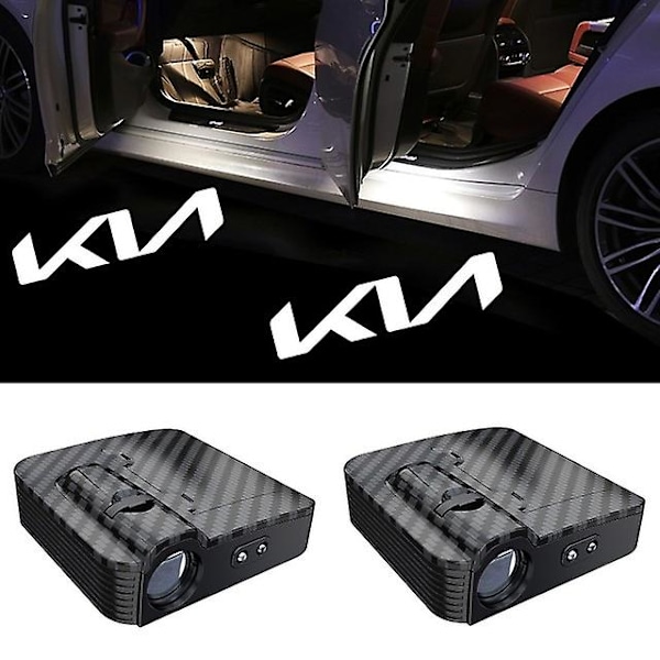 Projektorlampe til bildør velkomstlys til Kx3 Kx7 Ceed Rio K5 Sportage Cerato K2 Sedona Forte Optima Oprius Soul Picanto C