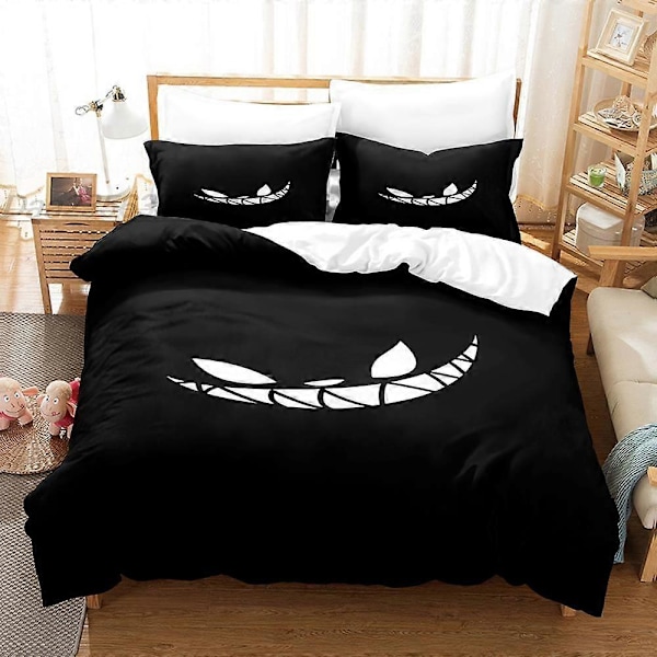 v767 Sengetøj Rubous Merch Sengesæt Enkelt Dobbelt Fuld Queen King Size Sengesæt Voksen Børn Soveværelse Dynebetræk Sæt Anime Kawaii 3-Delt Sengesæt 135x200cm 53x78in