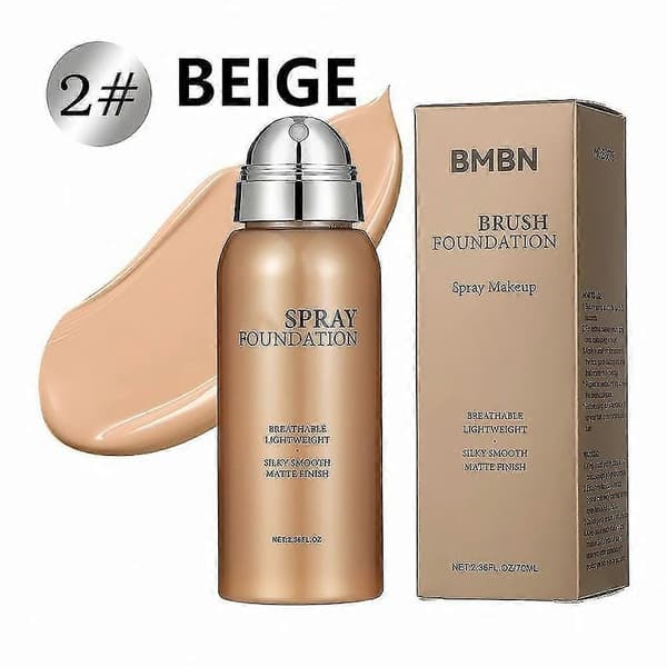 BMBN Foundation Spray, Vattentät, Svettresistent, Långvarig Concealer 70ml 2