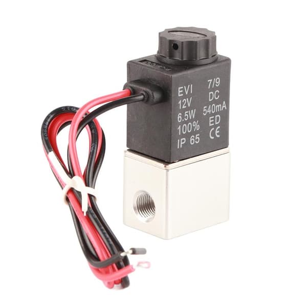 Stable Durable 2-Position 2-Way Normally Open Solenoid Valve DC12V