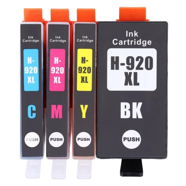 4 stk. blækpatron til HP Officejet 6000 6500 Wireless 6500A 7000 7500 7500A printer
