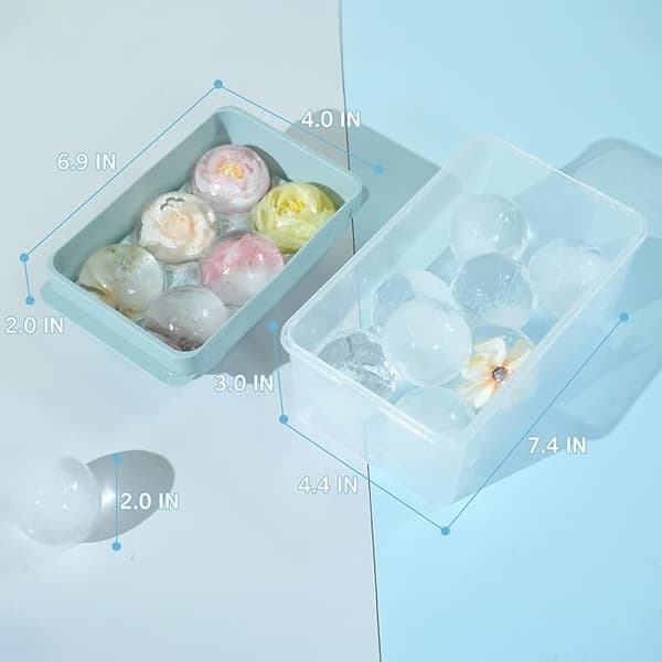 Stor isbitform, 1,9 tommer whiskyisform, 2-pakning kuleisbitform