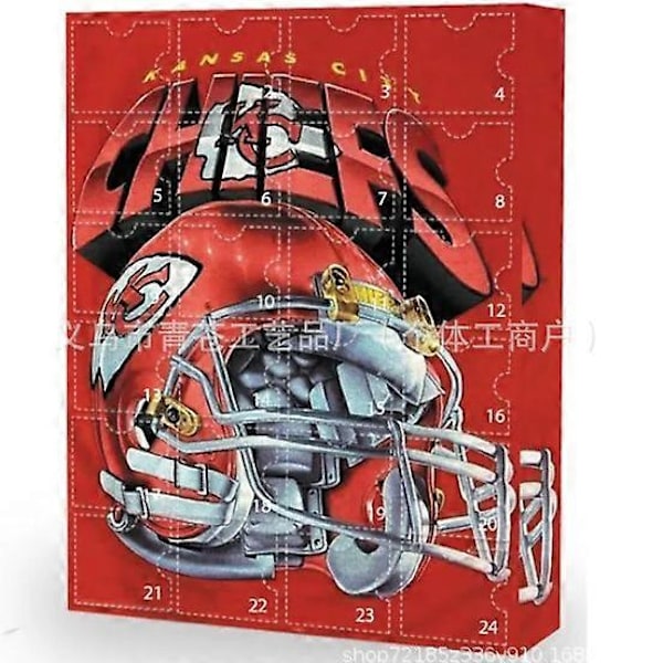 Kansas City Chiefs Julkalender Julklapp Blind Box