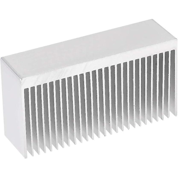 Elektronisk køler køleplade til LED og strøm sølv 20 x 69 x 36 mm