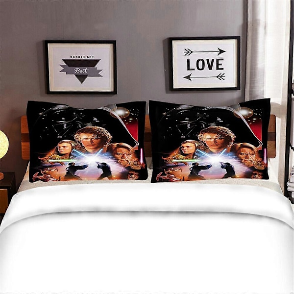 v3283 Sängkläder Star Wars Täcke Påslakan Set Sänglakan IU3283 135x200cm 53x78in