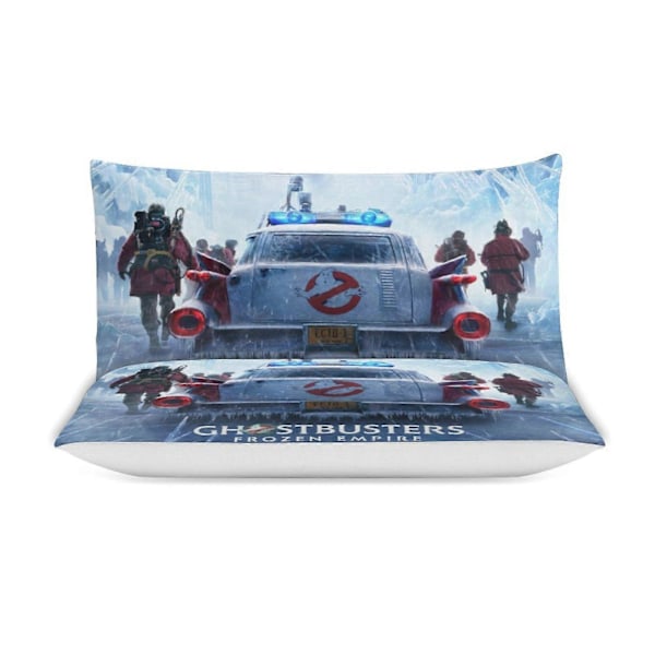 x279 Ghostbusters 3-delt sengetøjssæt Varmt og behageligt blødt dynebetræk sengetøjssæt med 1 dynebetræk og 2 pudebetræk til soveværelse b279 135x200cm 53x78in