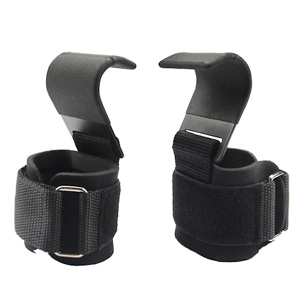 Painonnosto Koukku Grips Rannetuet Veto Koukut Treeni Varusteet Black