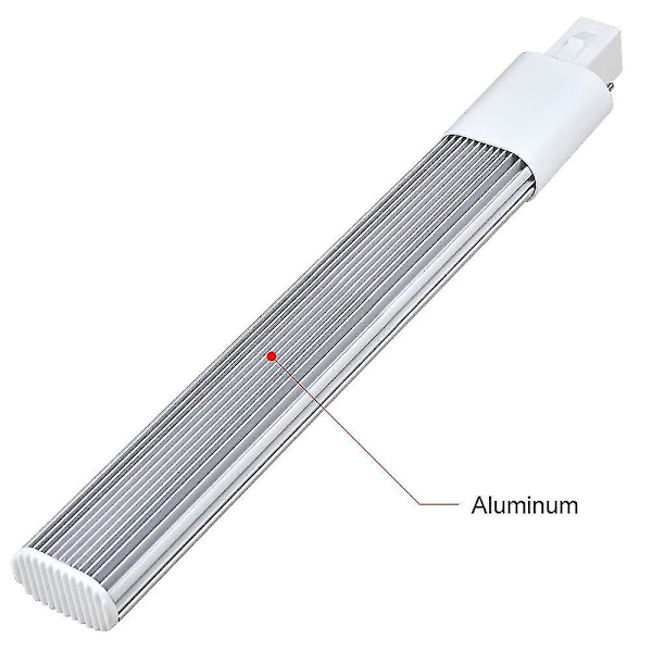 2-pack G23 LED-lampor AC 85-265v, Neutralvit 4000k, 1200lm, energibesparande ljus