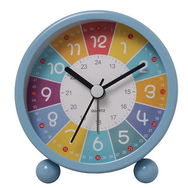 Lära-klocka för barn - Barnväggklockor för sovrum blue