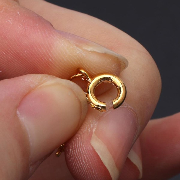 Magnetiska lås Halsband Rörlås Flera lager Lås Smycken Anslutningar Hög kvalitet Gold 2