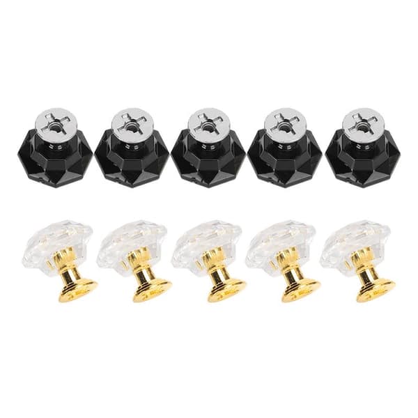 Diamond Shaped Cabinet Door Knobs Cupboard Wardrobe Drawer Pull Handles