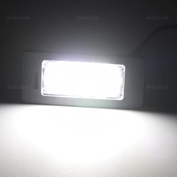 2x Canbus LED Nummerpladelys Lampe Til Audi A1 A4 B8 4D 5D A5 S5 2D 5D A6 S6 Til VW Golf Passat Led Nummerpladelygte-XF3-
