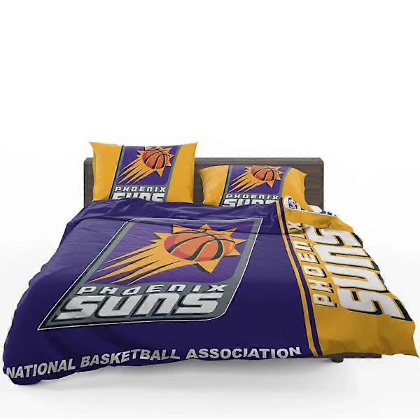 v4066 Sängkläder Phoenix Suns NBA Basketboll Påslakanset Sängkläder Sänglinne Sängkläder IU4066 200x200cm 78x78in