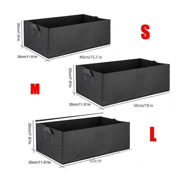 Gallon Growth Bag Root Control for Strawberries Easy to Move Store Raised Vegetable Bed Garden Tool