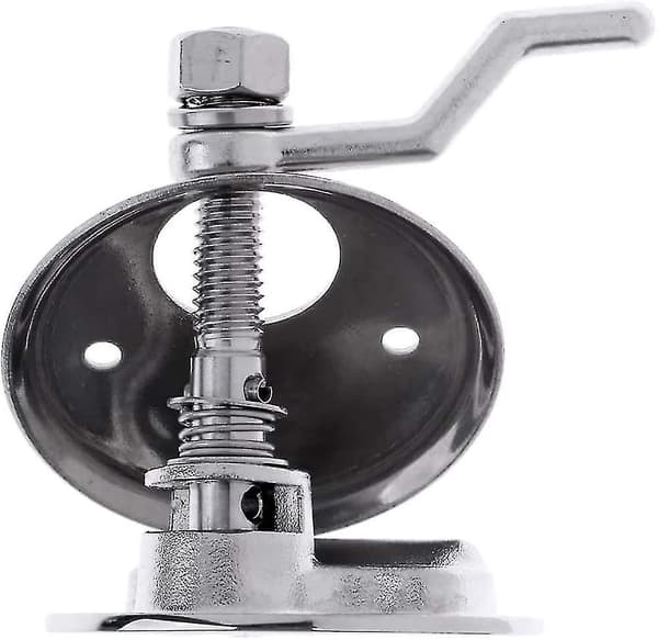 52mm Båt 316 Rustfritt Stål Flush Mount Pull Hatch Cam Latch Løftehåndtak Med Bakplate, Sølv 1stk