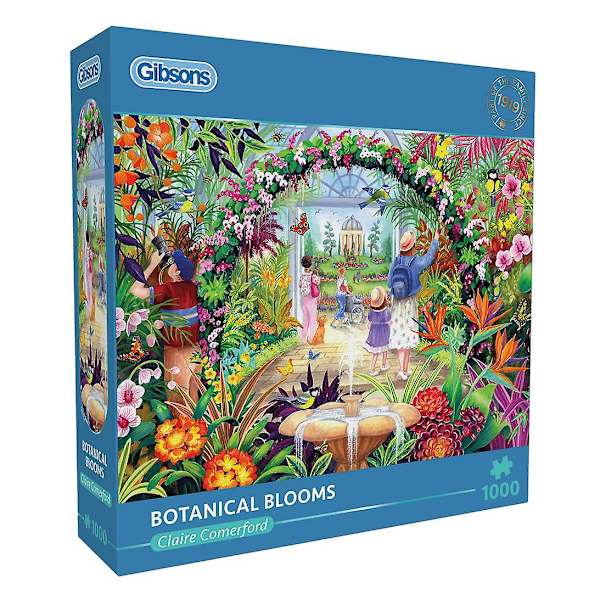 Gibsons Botanical Blooms Puslespil (1000 brikker) 1000 Pieces