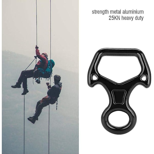 Klatring Rappel - Klatring Rappel Enhed 1stk-sort